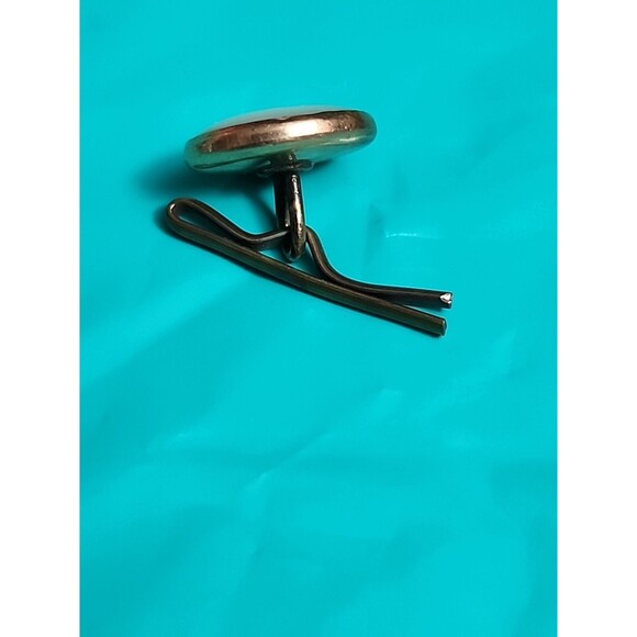 Vintage Dark Mother of Pearl Mens Shirt Studs Formal Jewelry Set - Picture 5 of 7